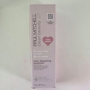 NIB Paul Mitchell Clean Beauty Color Depositing Treatment - Rose Quartz Pink